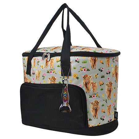 Floral Cow Cooler Bag