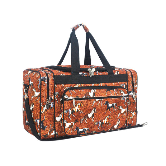 Spanish Saddle Canvas 20" Duffle Bag