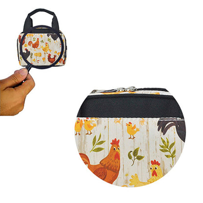 Chicken Farm Insulated Lunch Bag