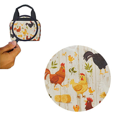 Chicken Farm Insulated Lunch Bag