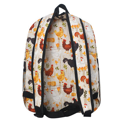 Chicken Farm Canvas Backpack