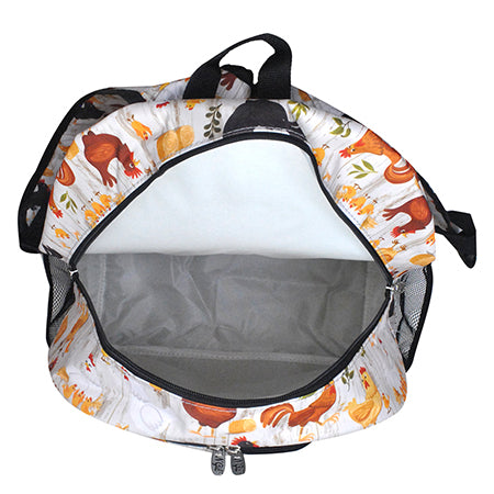 Chicken Farm Canvas Backpack