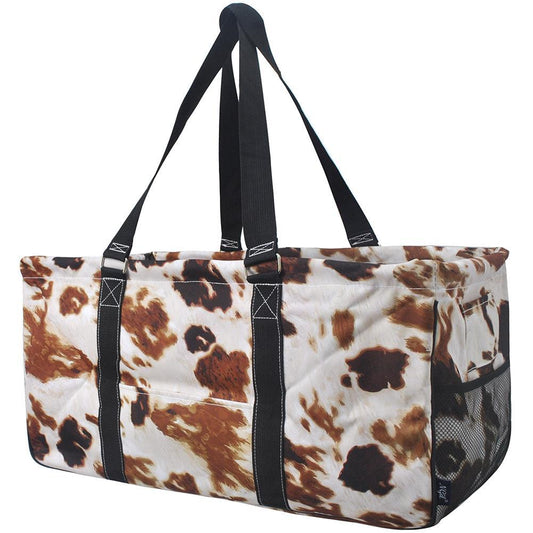 23" Cow Print Utility Bag