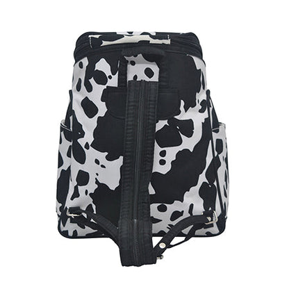 Black Cow Canvas Mini Backpack