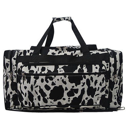 Black Cow Canvas 23" Duffle Bag