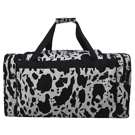 Black Cow Canvas 23" Duffle Bag