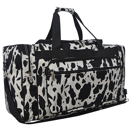 Black Cow Canvas 23" Duffle Bag