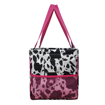 23" Black Cow Hot Pink Utility Bag