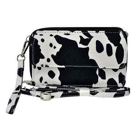 Black Cow Canvas All in One Wallet