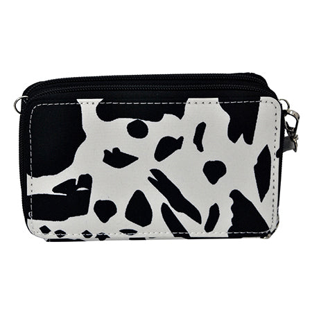 Black Cow Canvas All in One Wallet