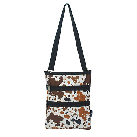 Mocha Cow Messenger Hipster Bag