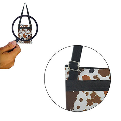 Mocha Cow Messenger Hipster Bag