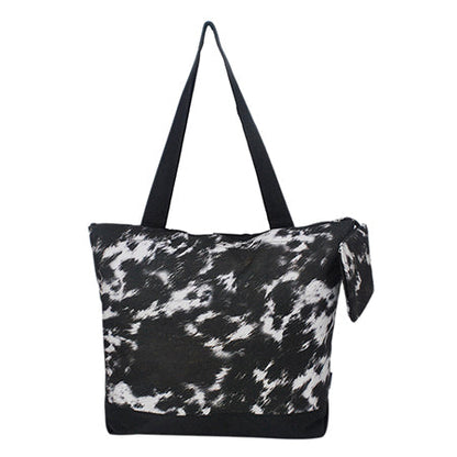 Cow Couture Canvas Tote Bag