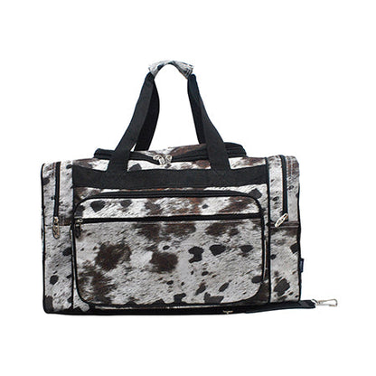 Chic Cow Canvas 20" Duffle Bag