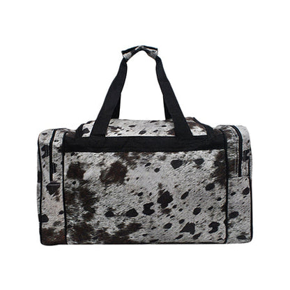 Chic Cow Canvas 20" Duffle Bag