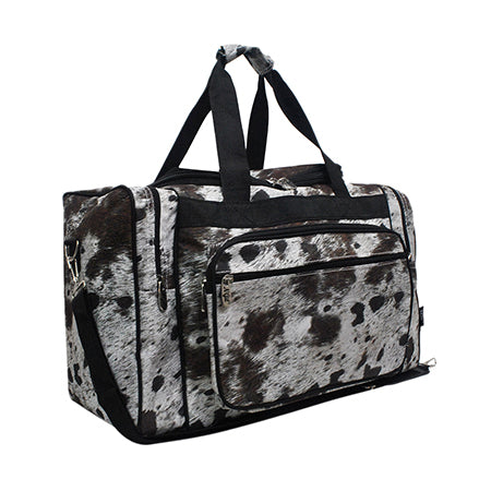 Chic Cow Canvas 20" Duffle Bag