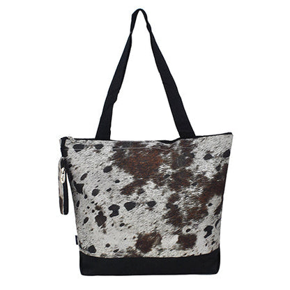 Chic Cow Canvas Tote Bag