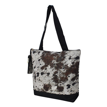 Chic Cow Canvas Tote Bag