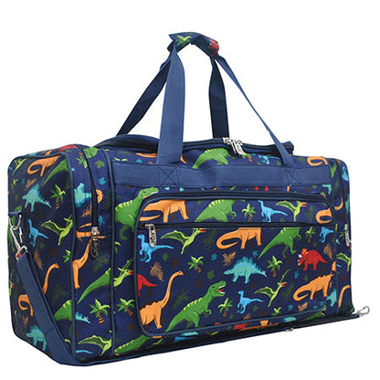 Dino World Canvas 23" Duffle Bag