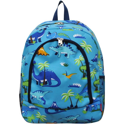 Friendly Dinosaur Canvas Backpack