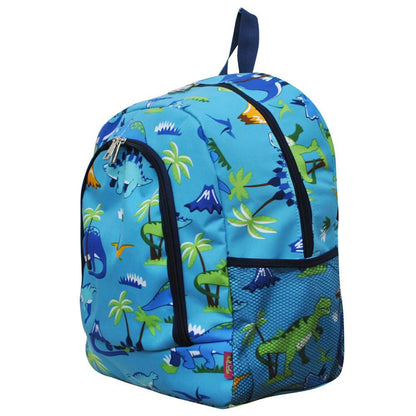 Friendly Dinosaur Canvas Backpack