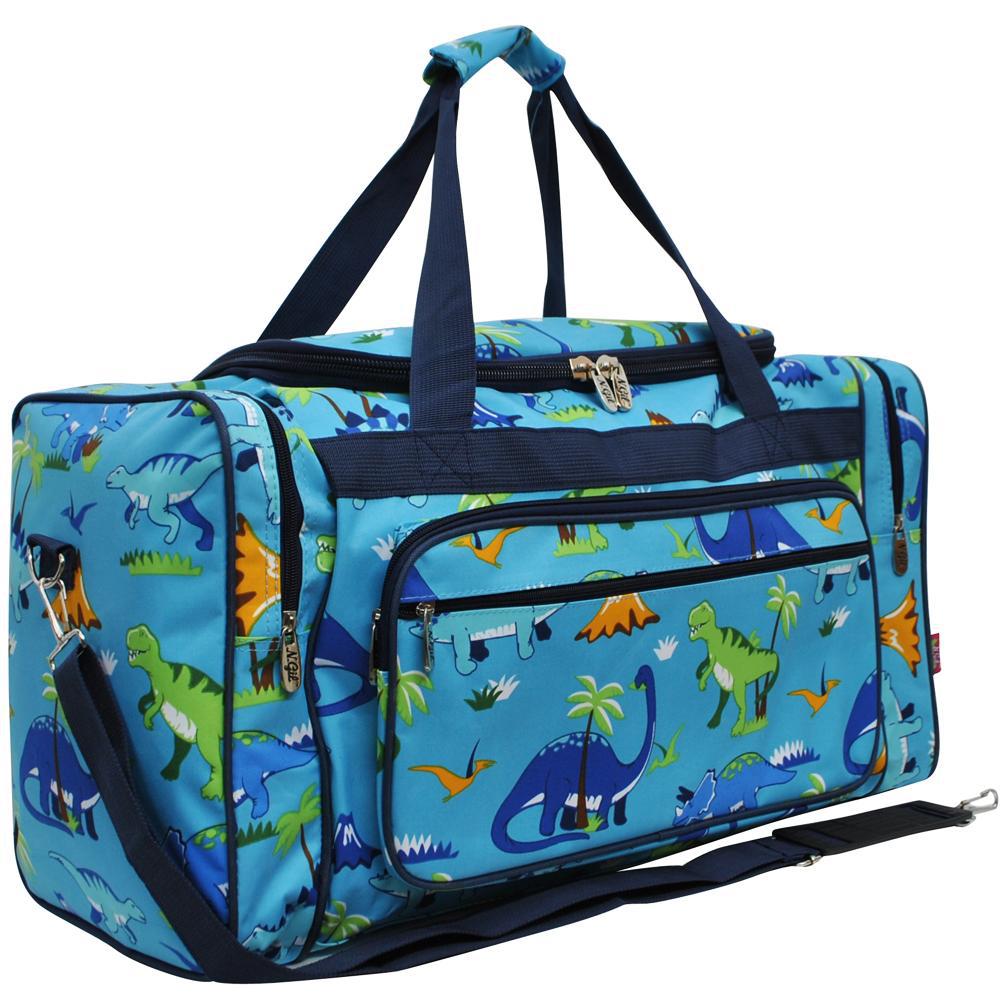 Friendly Dinosaur Canvas 23" Duffle Bag