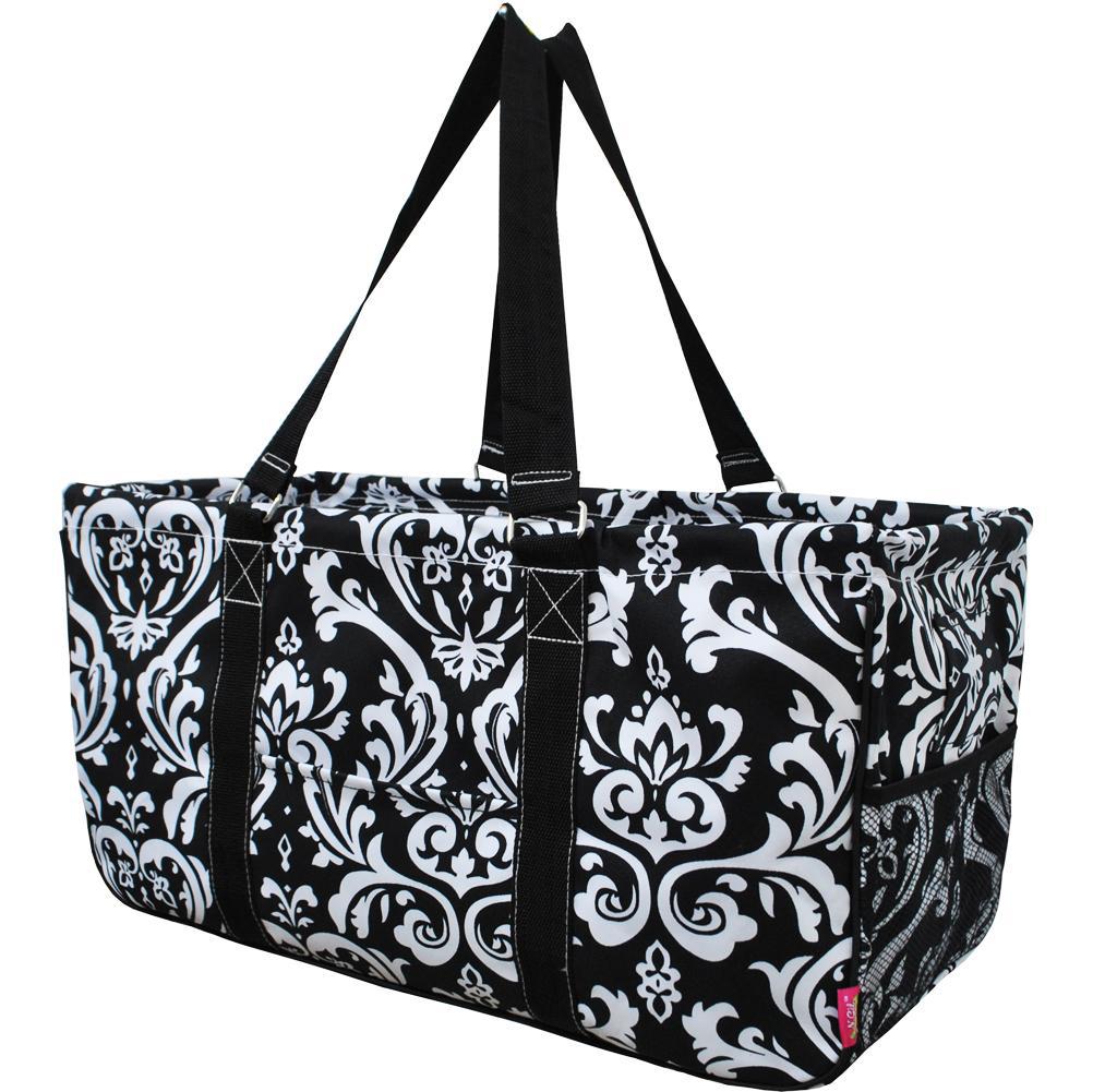 23" Damask Utility Bag