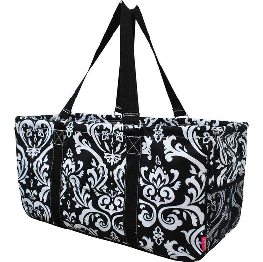 23" Damask Utility Bag