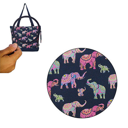 Bohemian Elephant Canvas Tote Bag