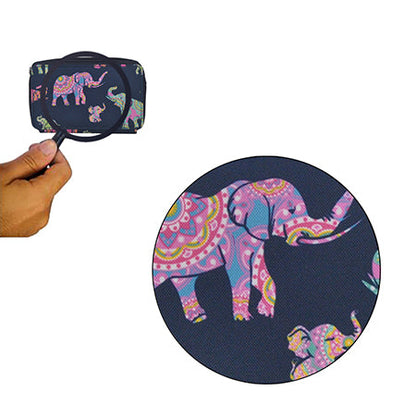 Bohemian Elephant Canvas All in One Wallet