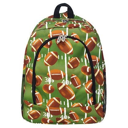 Football Life Canvas Backpack