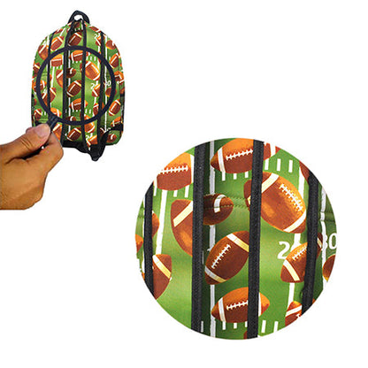 Football Life Canvas Backpack