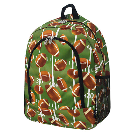 Football Life Canvas Backpack