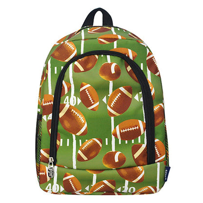 Football Life Medium Size Canvas Backpack