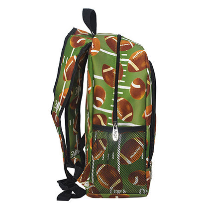 Football Life Medium Size Canvas Backpack