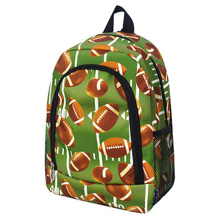 Football Life Medium Size Canvas Backpack