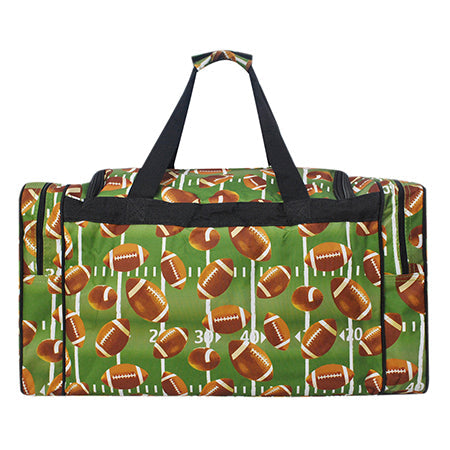 Football Life Canvas 23" Duffle Bag