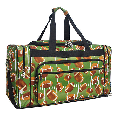 Football Life Canvas 23" Duffle Bag