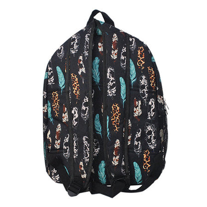 Wild Feather Canvas Backpack