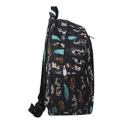 Wild Feather Canvas Backpack