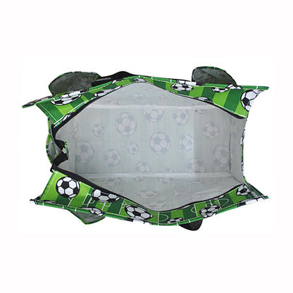 Soccer 15" Goal Getter Zippered Caddy Organizer Tote Bag