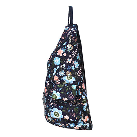 Pastel Floral Sling Backpack