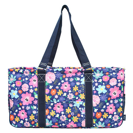 23" Lilac Floral Utility Bag