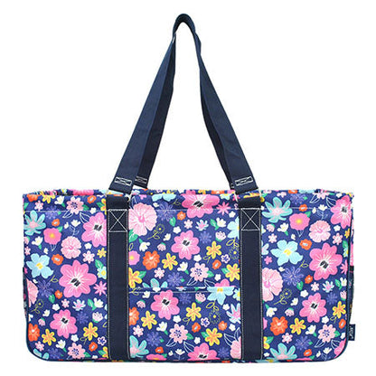 23" Lilac Floral Utility Bag