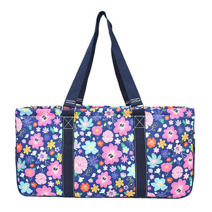 23" Lilac Floral Utility Bag