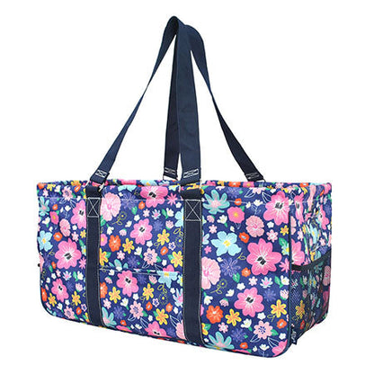 23" Lilac Floral Utility Bag