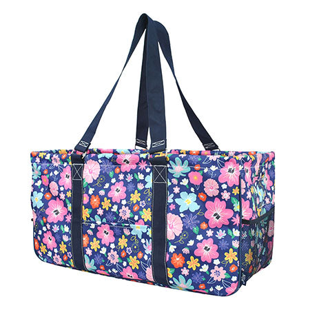 23" Lilac Floral Utility Bag