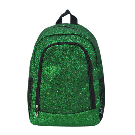 Small Size Green Glitter Backpacks For Dance and Cheer Competition