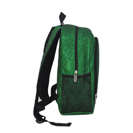 Small Size Green Glitter Backpacks For Dance and Cheer Competition