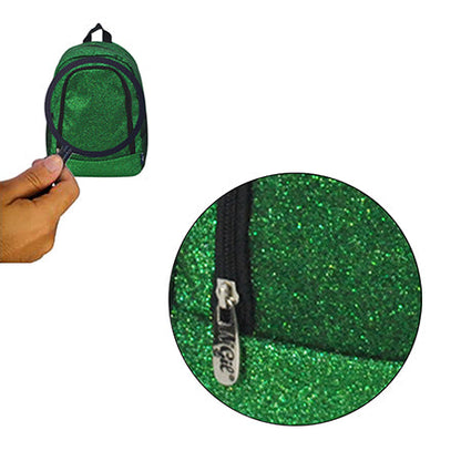 Small Size Green Glitter Backpacks For Dance and Cheer Competition